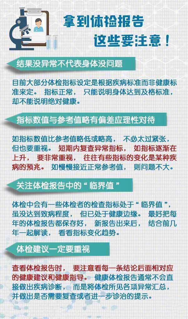 超实用体检报告阅读指南